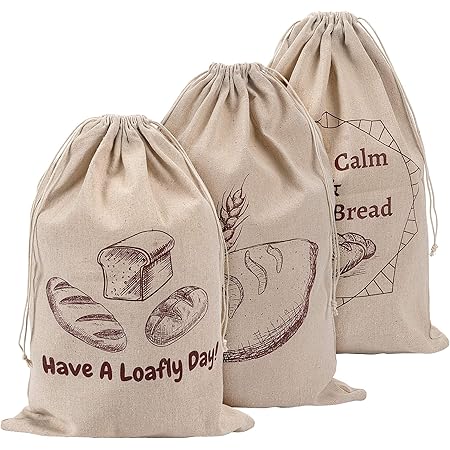 organic linen bread bolsa