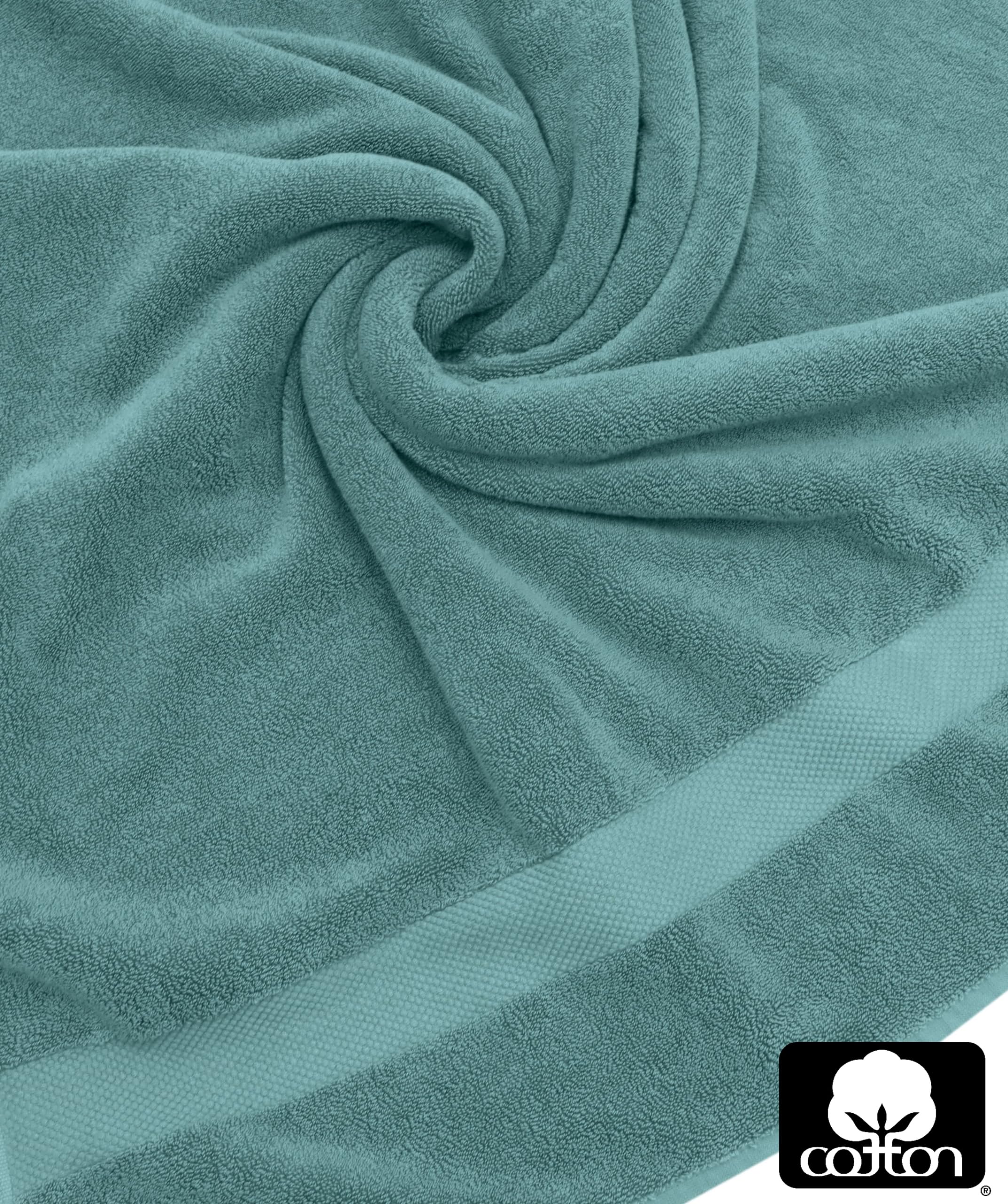 COTTON CRAFT Hotel Spa - Juego de 2 toallas extragrandes extragrandes de 40 x 80 pulgadas, peso pesado de 700 g/m², algodón puro hilado en anillo de 2 capas, suave, absorbente, uso diario, fácil