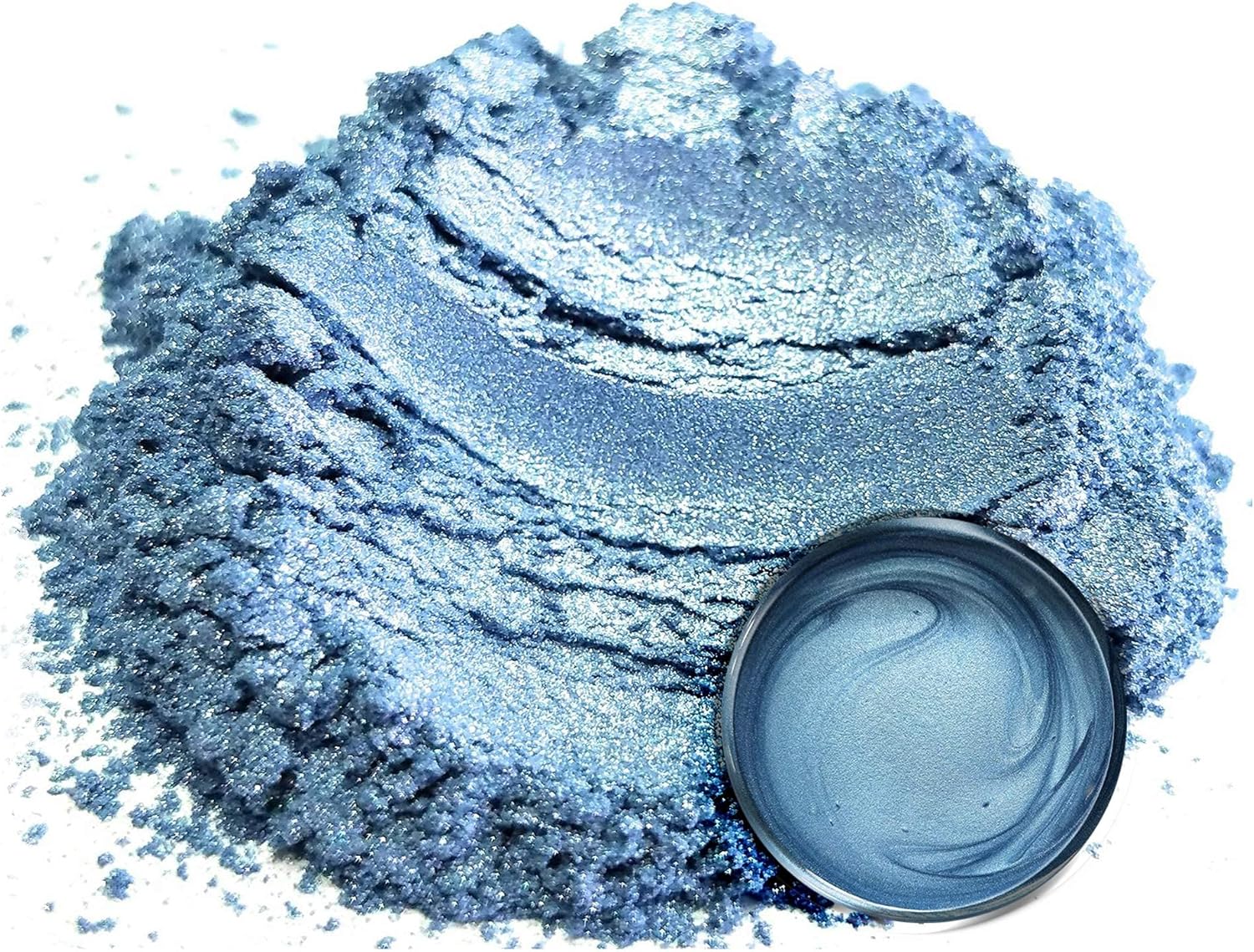 Eye Candy Pigments Premium Blue Mica Powder - Carolina Blue (50gr) - for Epoxy, Resin, Soap, Paint, Woodworking, Acrylic Pouring, Bath Bombs, Fishing Lures - DIY Arts and Crafts Additive - Image 6