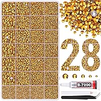 Vista 12 de 24000 piezas de diamantes de imitación de resina para embellecer con pegamento para joyería B7000, diamantes de imitación multicolor de 3 mm