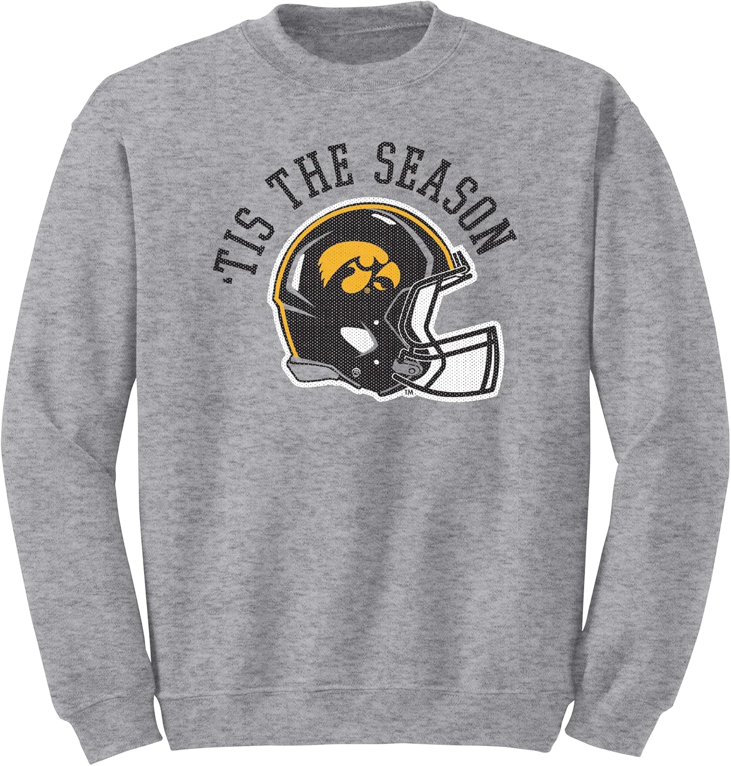 UGP Campus Apparel NCAA Tis The Season Football, Team Color Crewneck, College, University