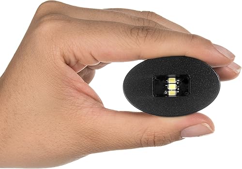 Miniatura 6 de Juego de 2 luces de popa LED marinas de color blanco brillante para bajo, lago, río, canotaje, kayak, océano, vela, pesca, pontón. carcasa estilo