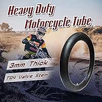 Vista 2 de PIVOTRAX -100/90-19 (4.10 X 19) Tubo de motocicleta resistente - 0.118 in de grosor - Válvula TR4