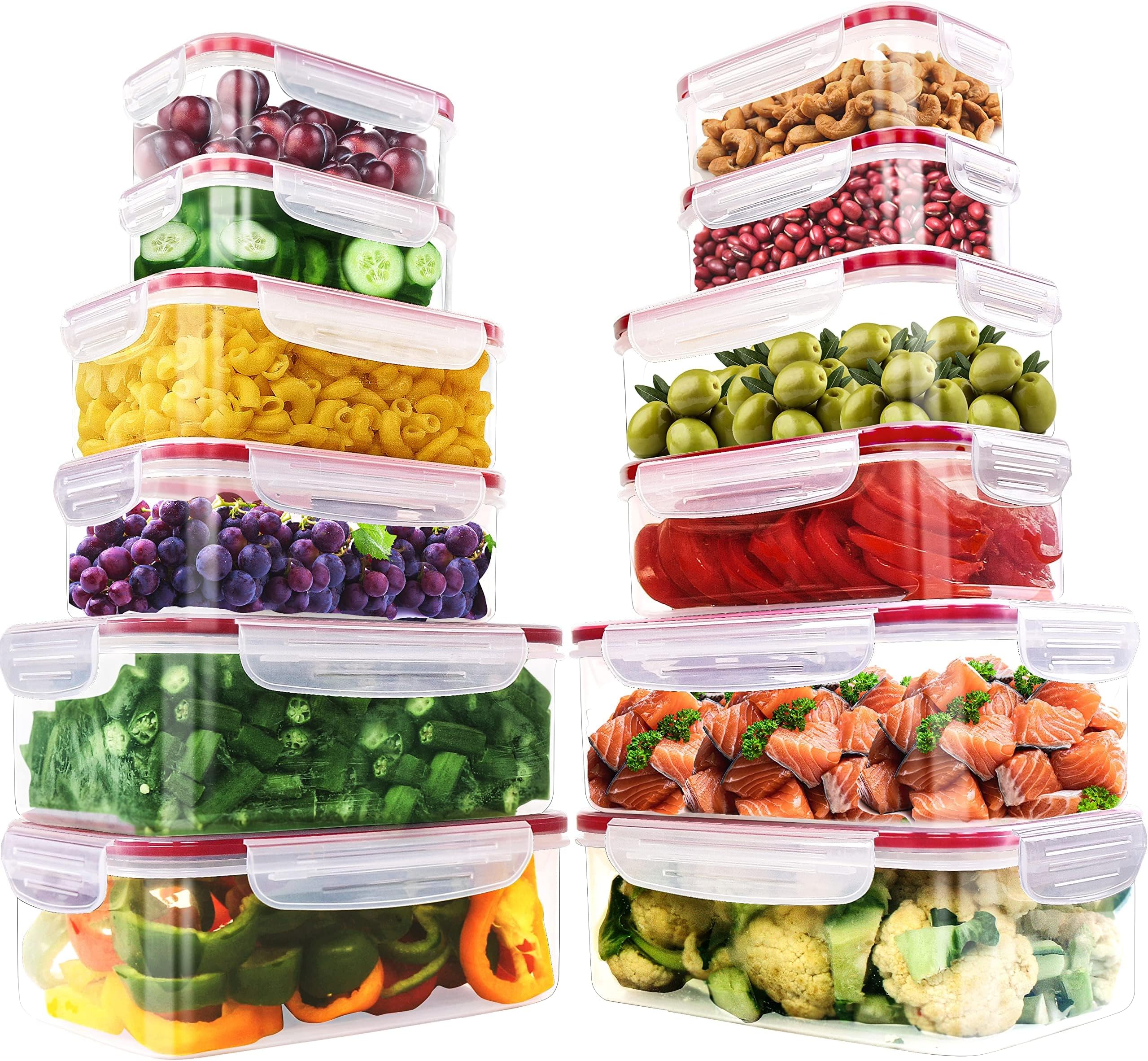 Boîtes De Conservation Inox 600 Ml – Lot De 6 Avec Couvercles – Pour Frigo, Congélation & Repas