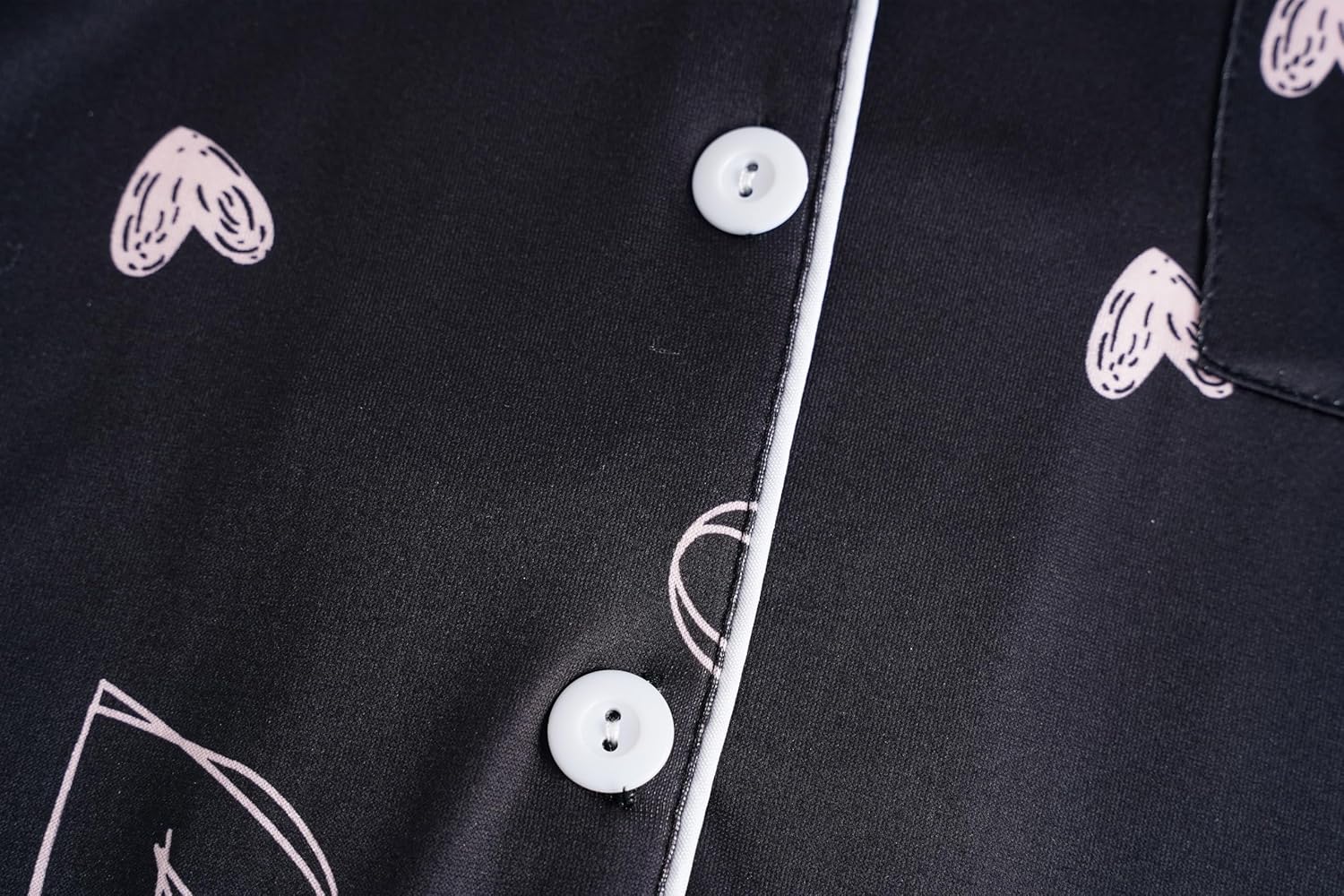 Girls Pajamas Short Sleeve Long Pants and Shorts 3 Piece Sleepwear Button Down Outfit with Pockets Loung Sets - Image 4