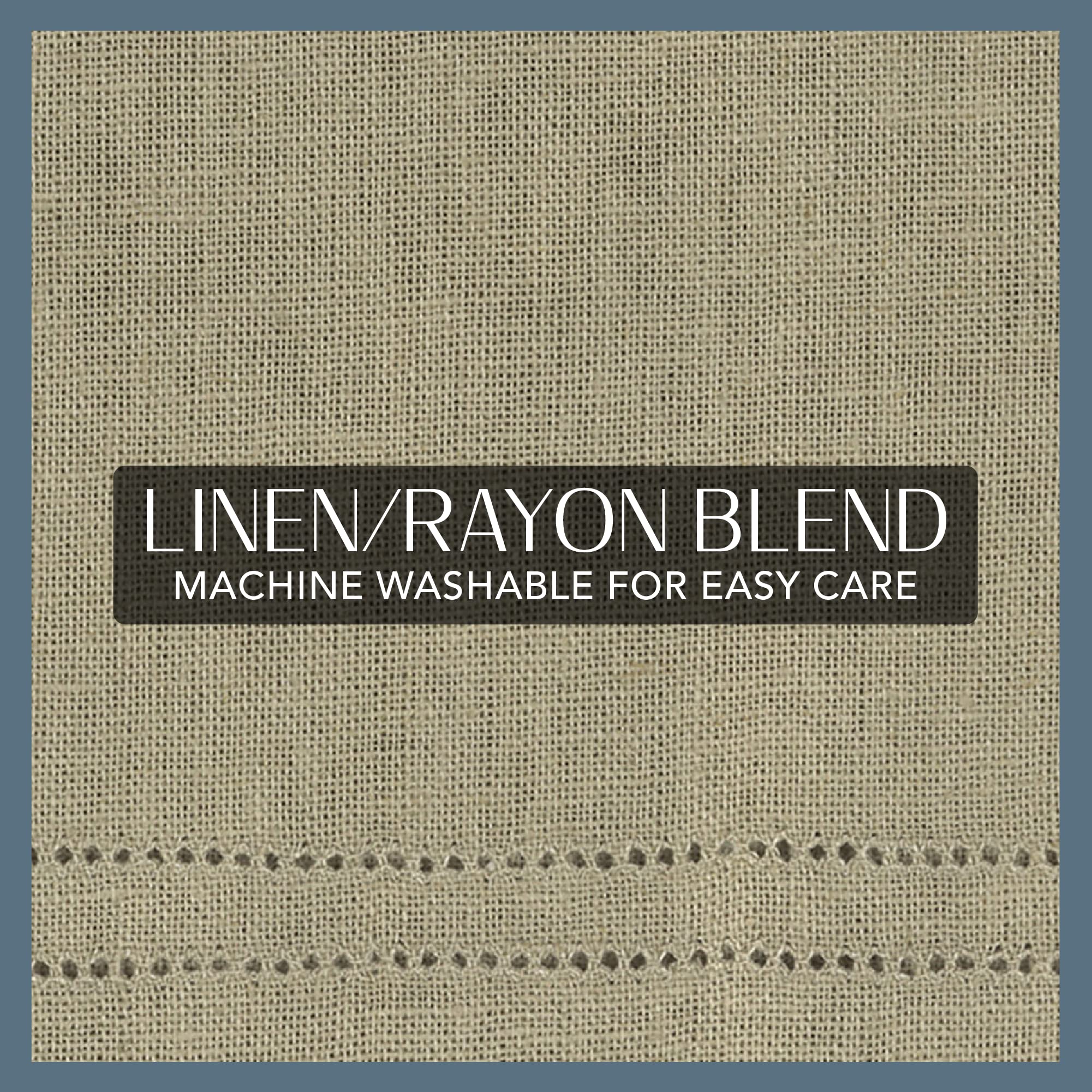Elrene Home Fashions 26865775433 Rideau de fenêtre pour Cuisine/café en Lin 152,4 x 38,1 cm