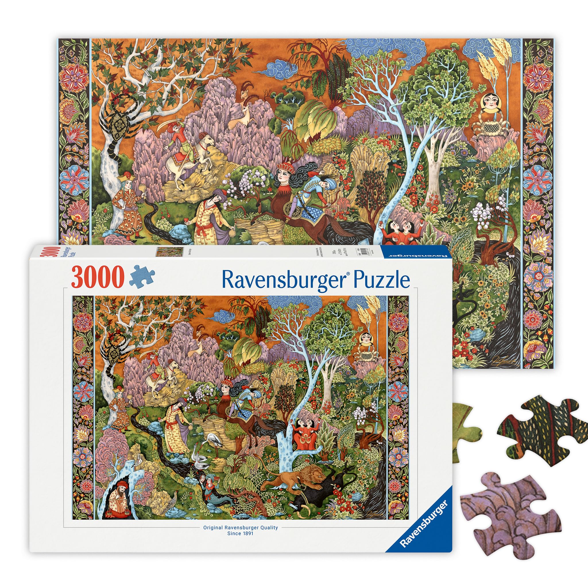 Ravensburger - Garden of the Zodiac Signs Jigsaw Puzzle 3000 Pieces Gift Idea for Her or Him Adult Puzzle