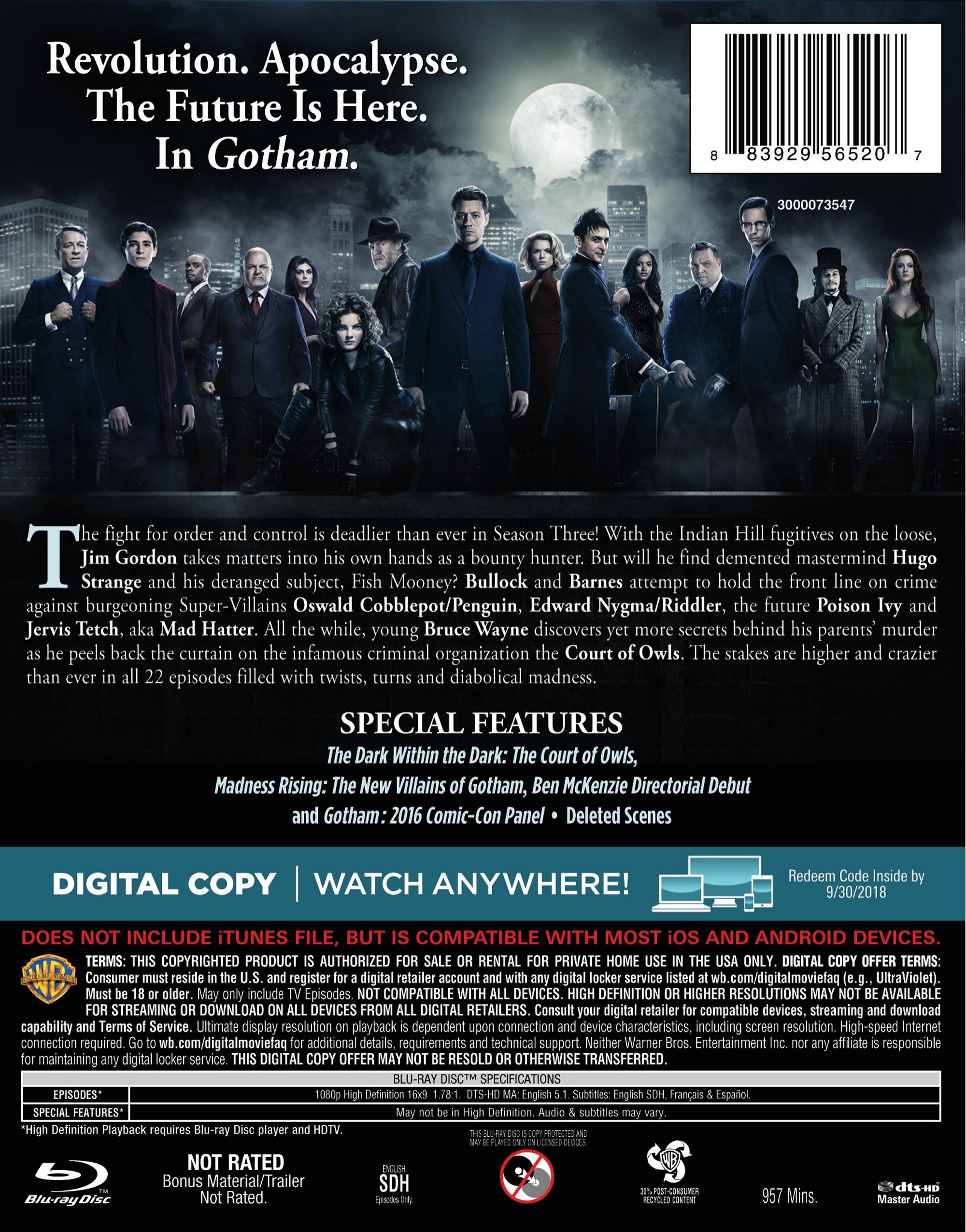 Gotham: The Complete Third Season