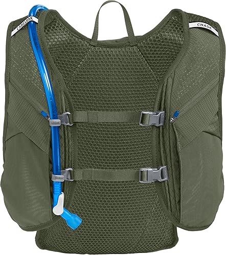 Miniatura 4 de CamelBak Chase Adventure 8 - Chaleco de hidratación para grava, montaña, ciclismo y ciclismo de resistencia, depósito de 2 litros, oliva polvoriento