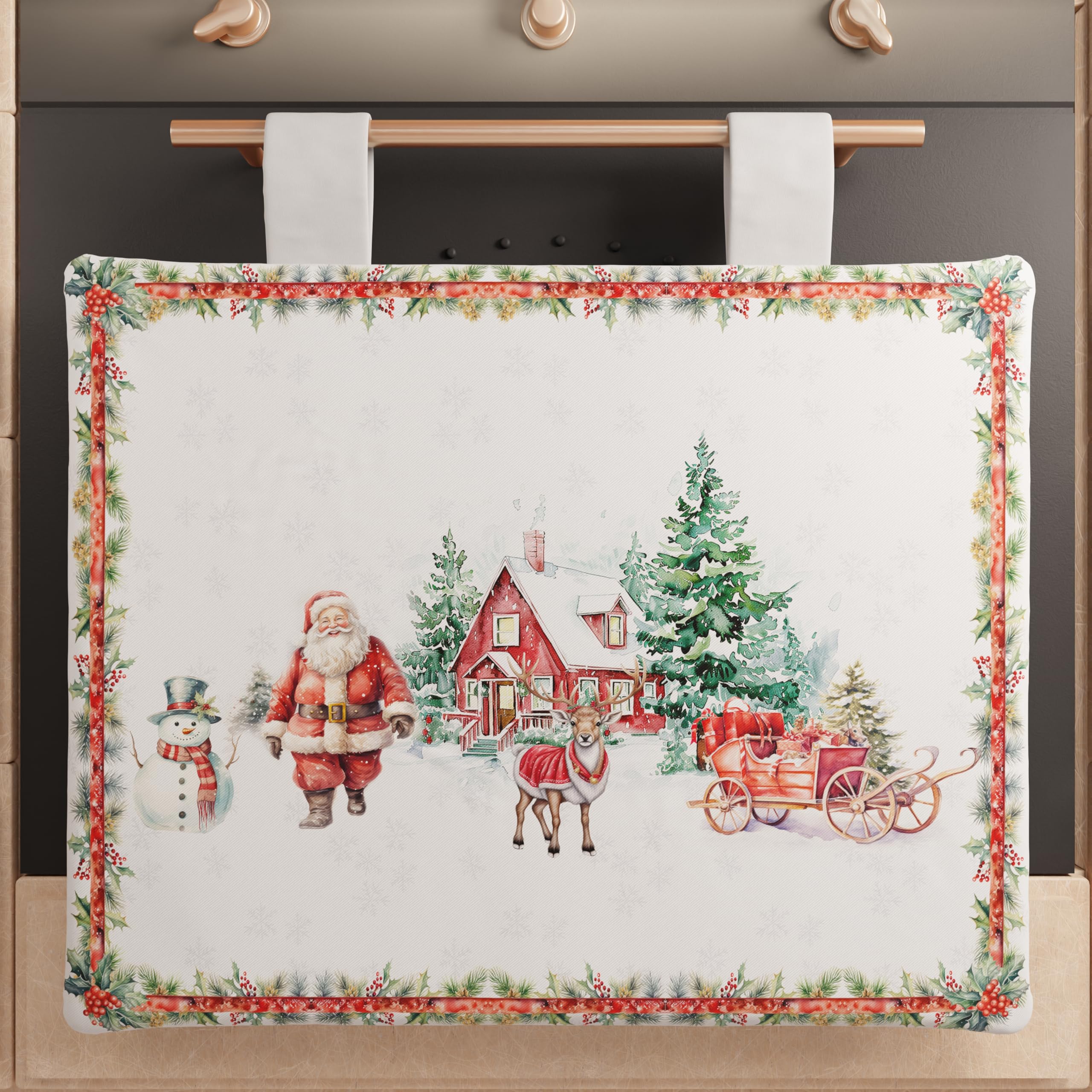 PETTI Artigiani Italiani - Camino de Mesa Navideño 140x40 cm, Camino de Mesa Navidad para Cocina, Decoración Navideña para Mesa, Camino de Mesa Elegante Tartan, 100% — view 55