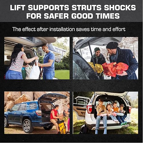 Miniatura 7 de Juego de 4 soportes de elevación para portón trasero 6110 y ventana 6607 para Nissan Pathfinder 2005-2013