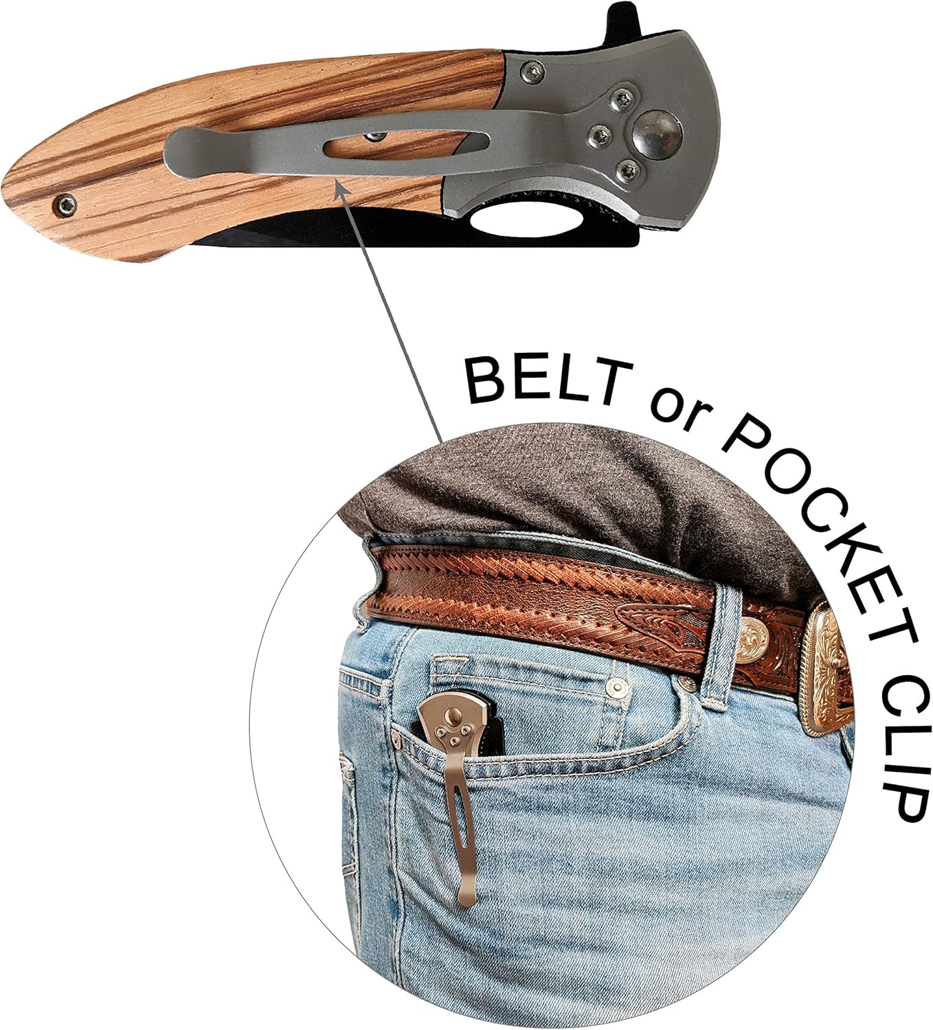 Pocket Knife - Engraved for Spanish Latino Mexican Dad - Father's Day Gift, Birthday, Christmas - El Mejor Papa Del Mundo