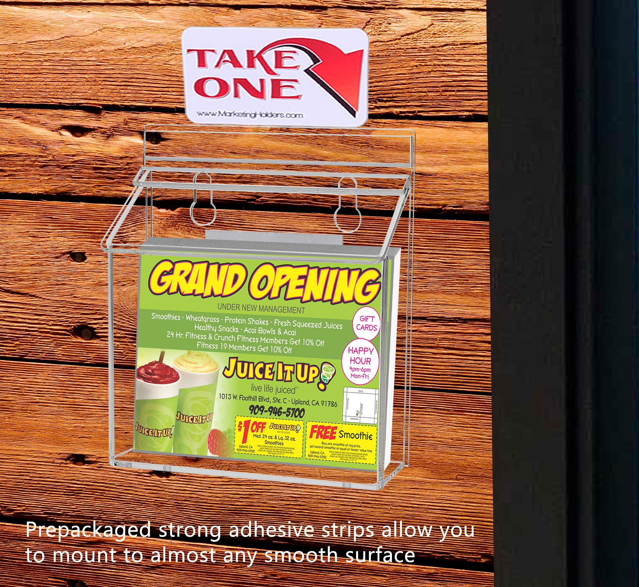 Marketing Holders Outdoor Brochure Holder Holds 6