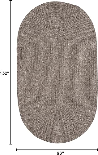 Miniatura 9 de Capel Rugs Candor - Alfombra ovalada trenzada (20 x 30 pulgadas), color castaño