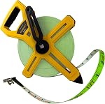 Komelon 6622 Open Reel Fiberglass Tape Measure, 200-Feet