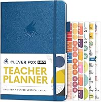 Vista 12 de Planificador para Profesores Clever Fox – Planificador del Año Escolar con Calendarios y Planes de Lecciones – Libro de Planificación