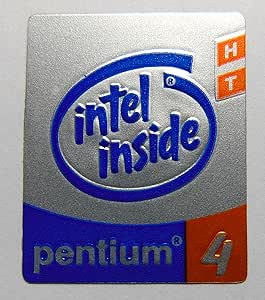 Amazon.com: VATH Sticker Compatible with Intel Inside Pentium 4 HT 19 x ...