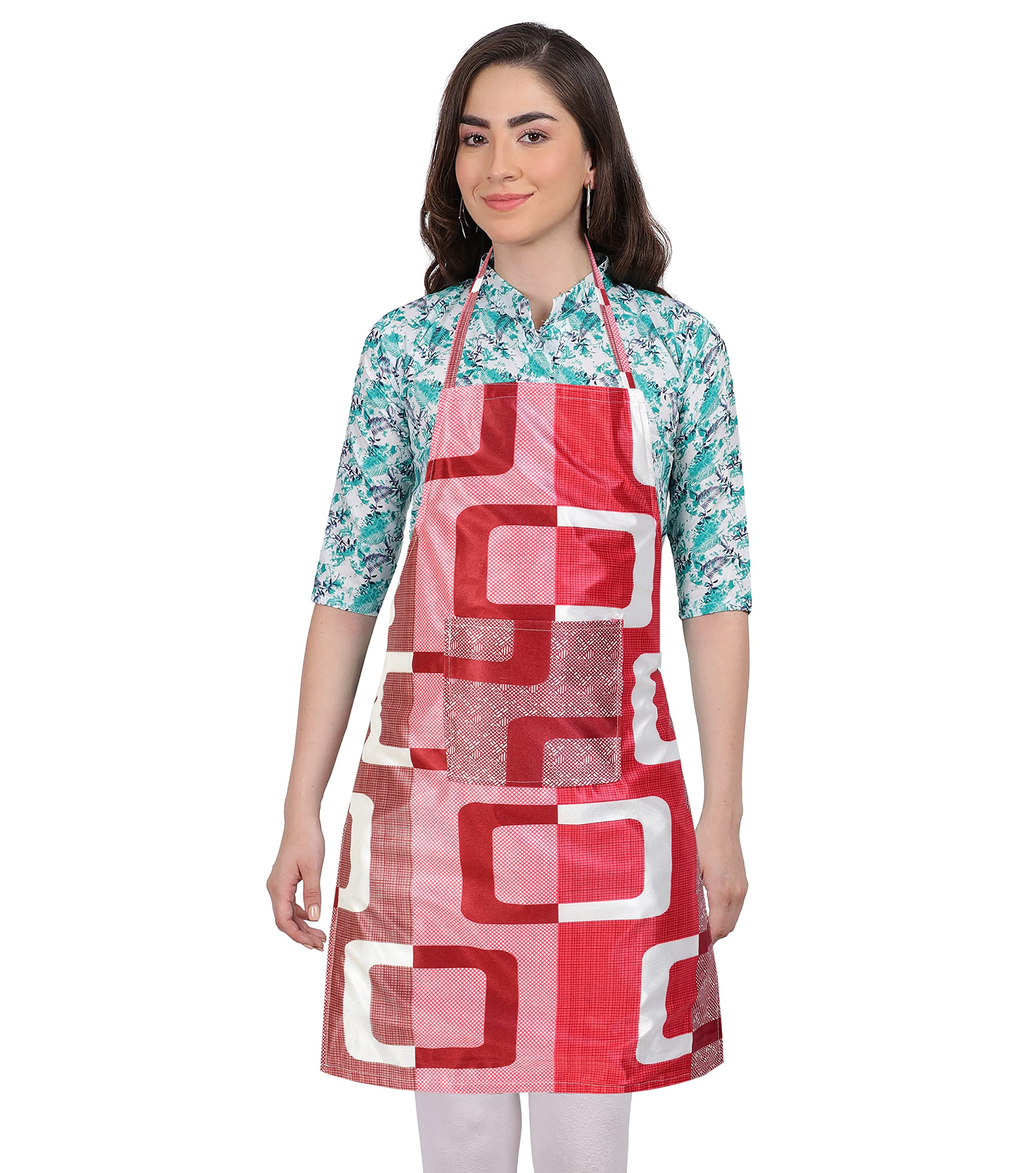 FAIRY HOME Waterproof Apron with Multipurpose Front Pocket, Cooking Kitchen Aprons for Women Men Chef – Maroon (B08BTSWFQV) Amazon Price History, Amazon Price Tracker