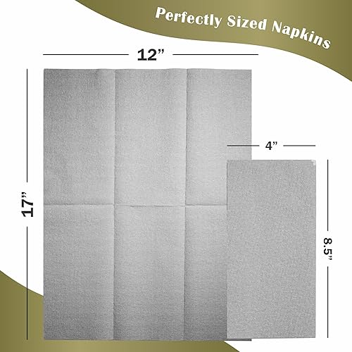 Miniatura 5 de Servilletas de papel desechables de alta calidad como tela, toalla de mano de mezclilla negra suave con un tacto de lino de alta gama, perfecta para