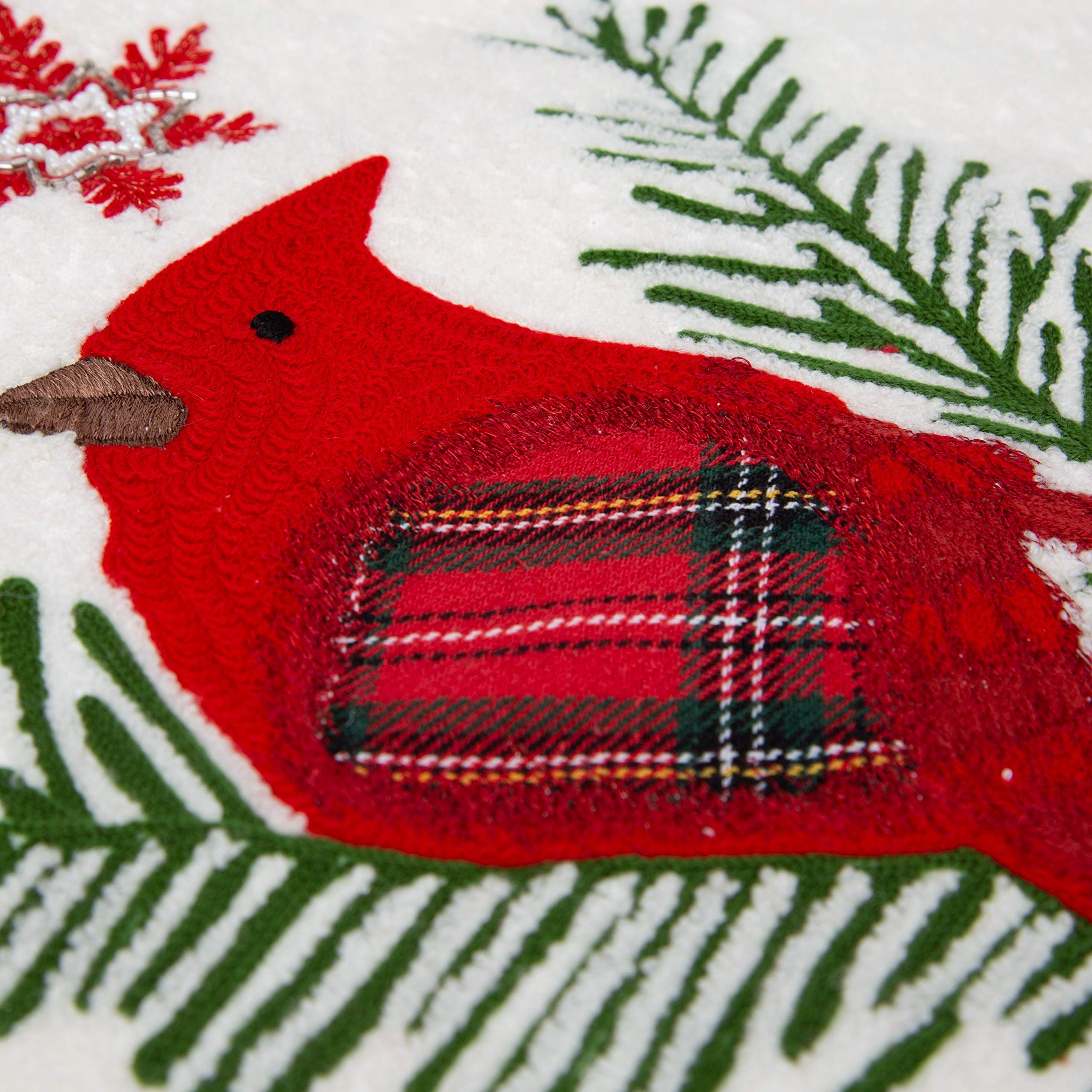 Pillow Perfect Cardinal & Pinecone Decorative Throw Pillow, 12