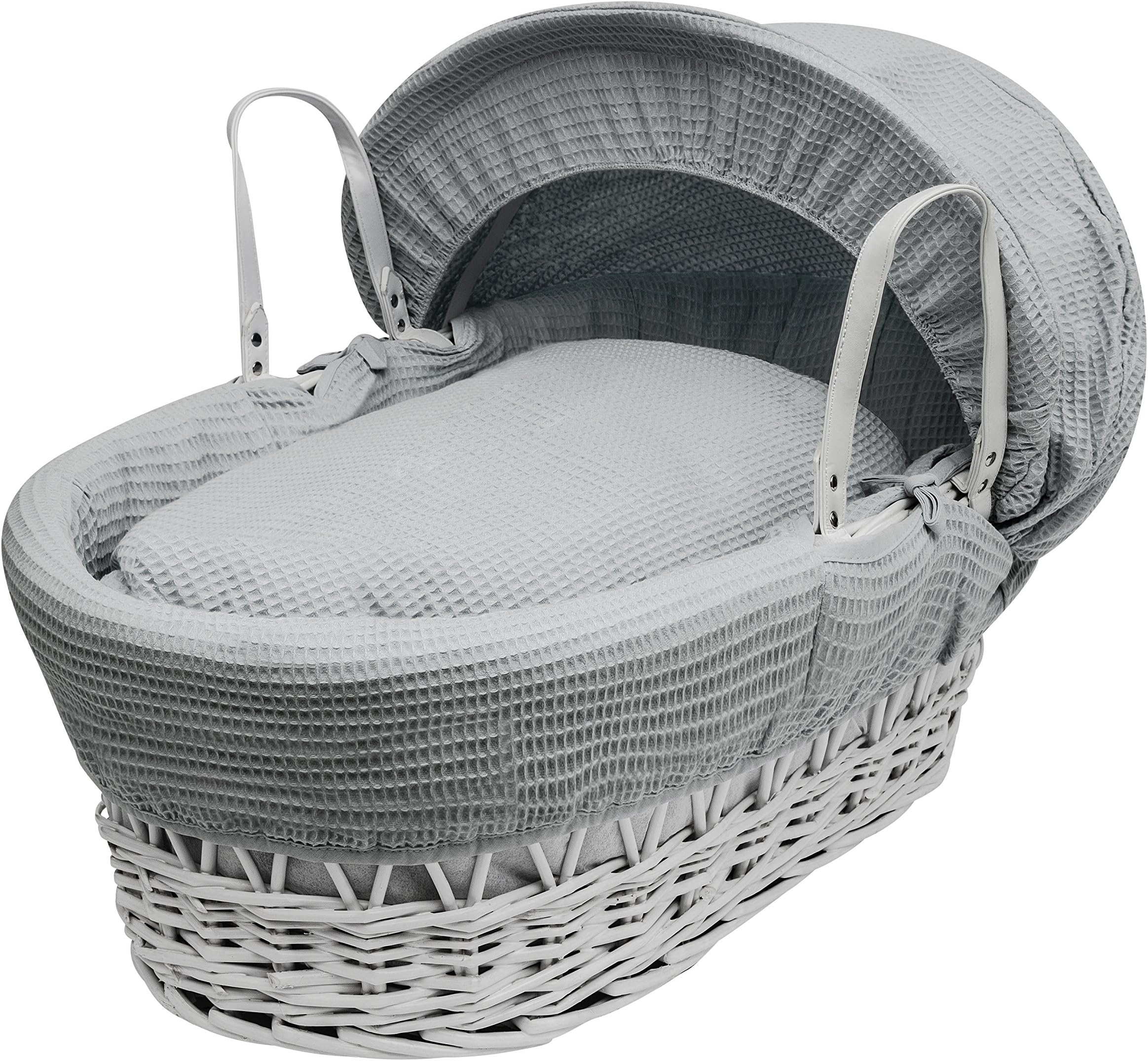 Kinder Valley Moses, Grey Waffle/White Wicker