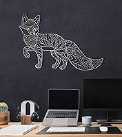 Vista 10 de Arte de pared y decoración de mandala de metal, regalos de arte de metal de Manadala floral con tonos brillantes o mate, decoración de pared