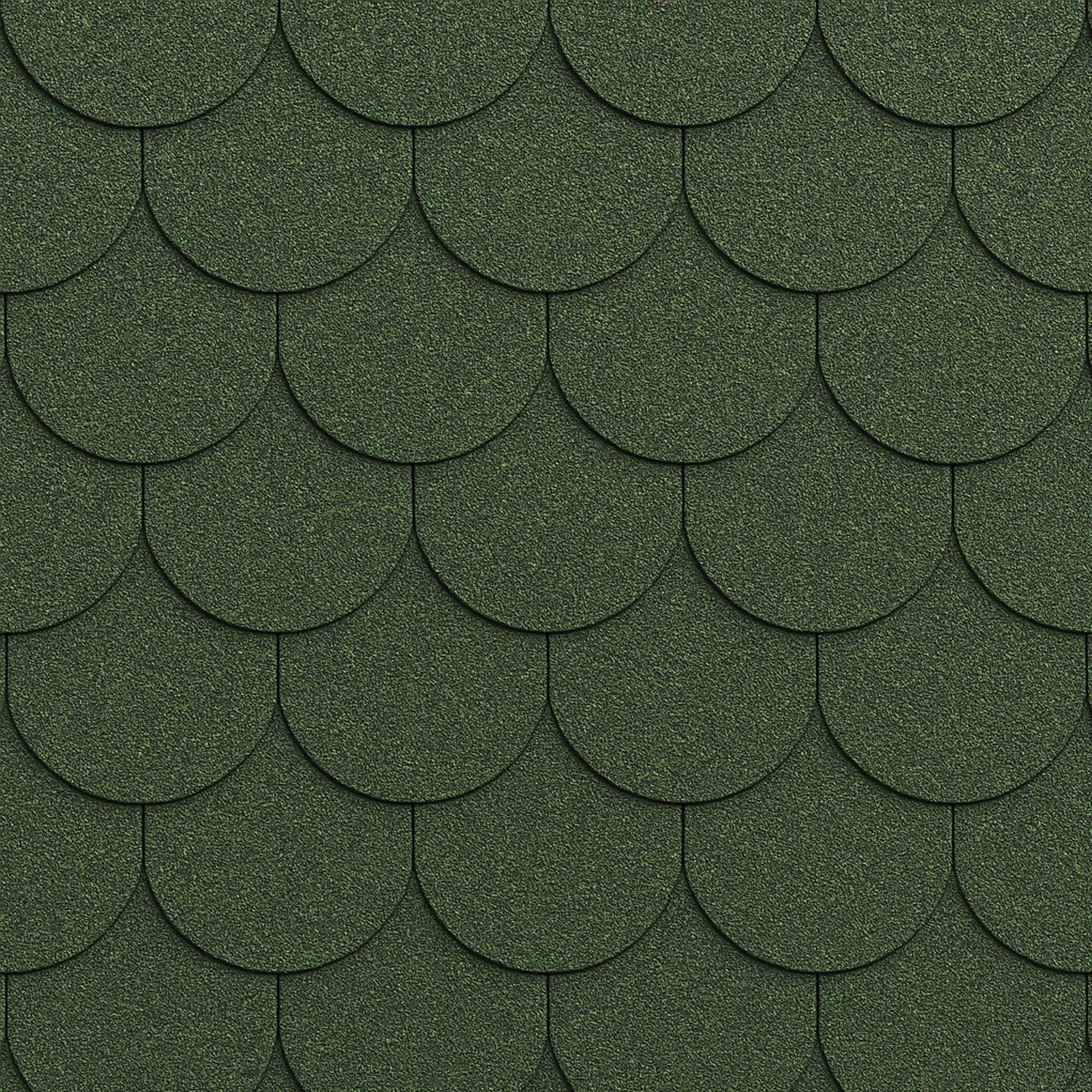 Tegole bituminose Beaver B-GREEN, copertura bituminosa di colore verde