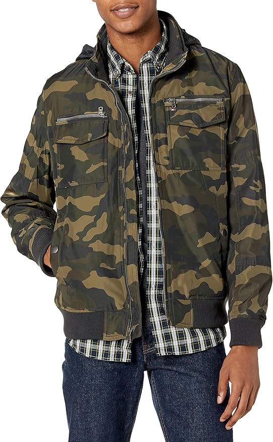 Tommy Hilfiger Men's Water Resistant Performance Bomber Jacket