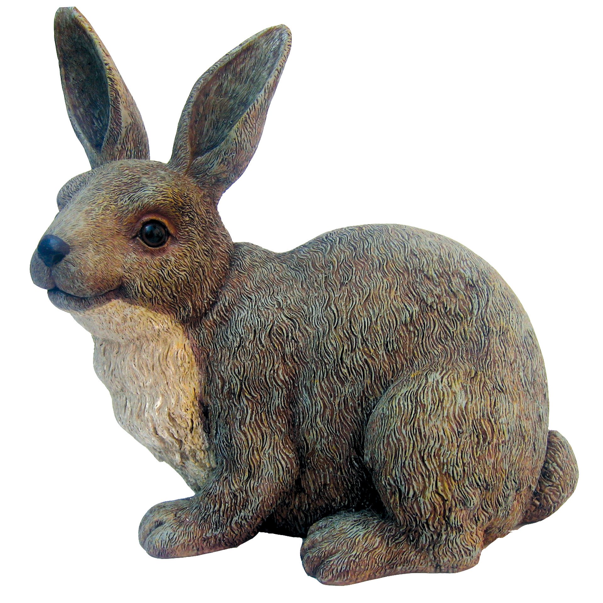 Brother Rabbit Brown Rabbit Family by Michael Carr Designs - Outdoor Rabbit Figurine for gardens, patios and lawns (511011GY)