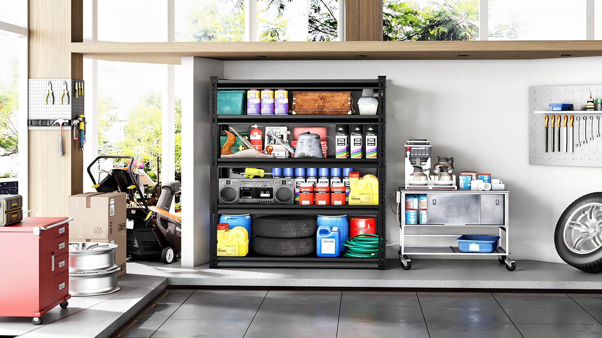 Amazon.com: SDXYSTCE Garage Shelving Heavy Duty, 2200 Lbs Loads