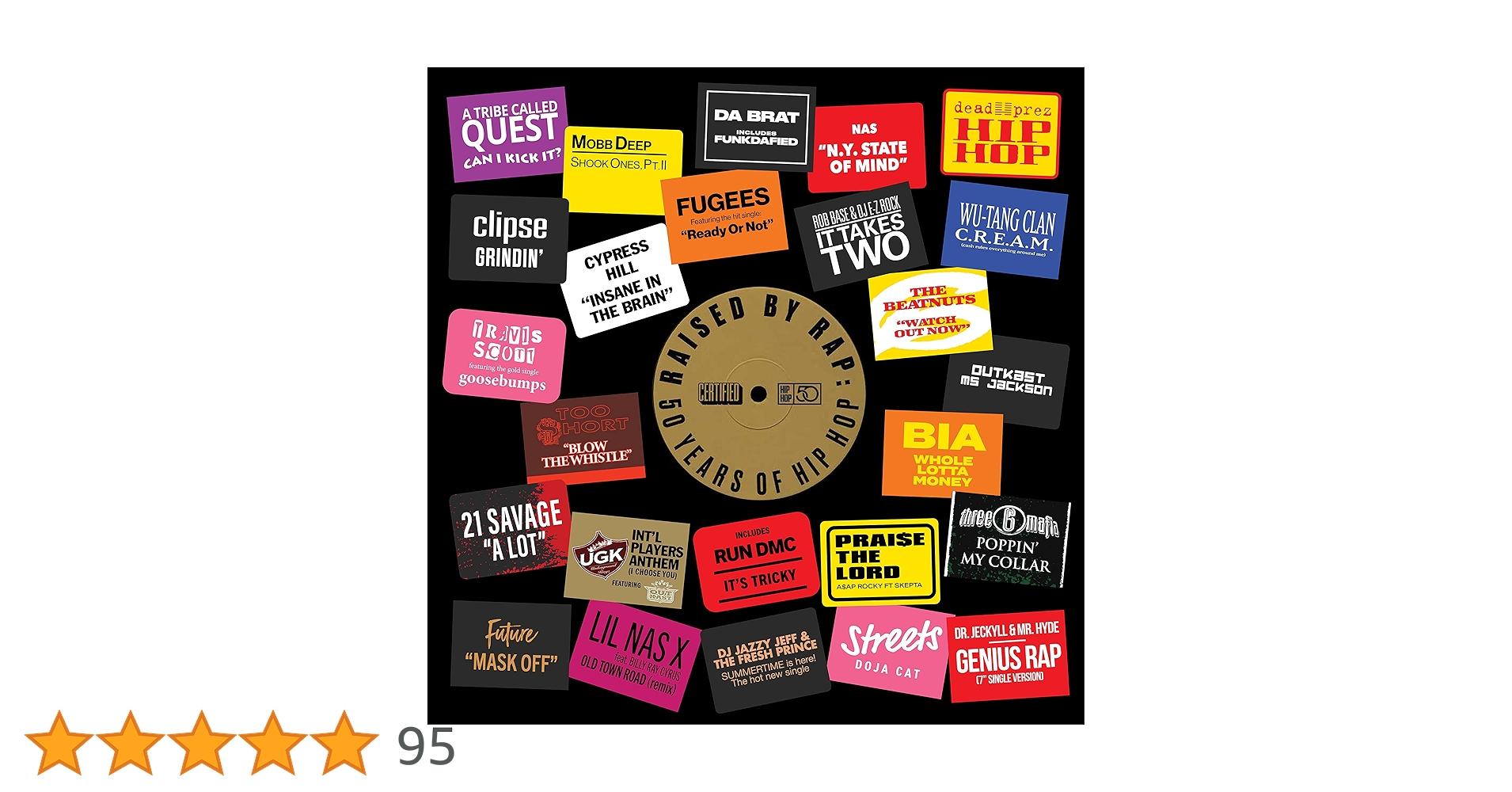 HIPHOP （主に2000s）　レコード　12インチ50枚セット Amazon | Raised By Rap: 50 Years Of Hip Hop (Vinyl) [12 inch
