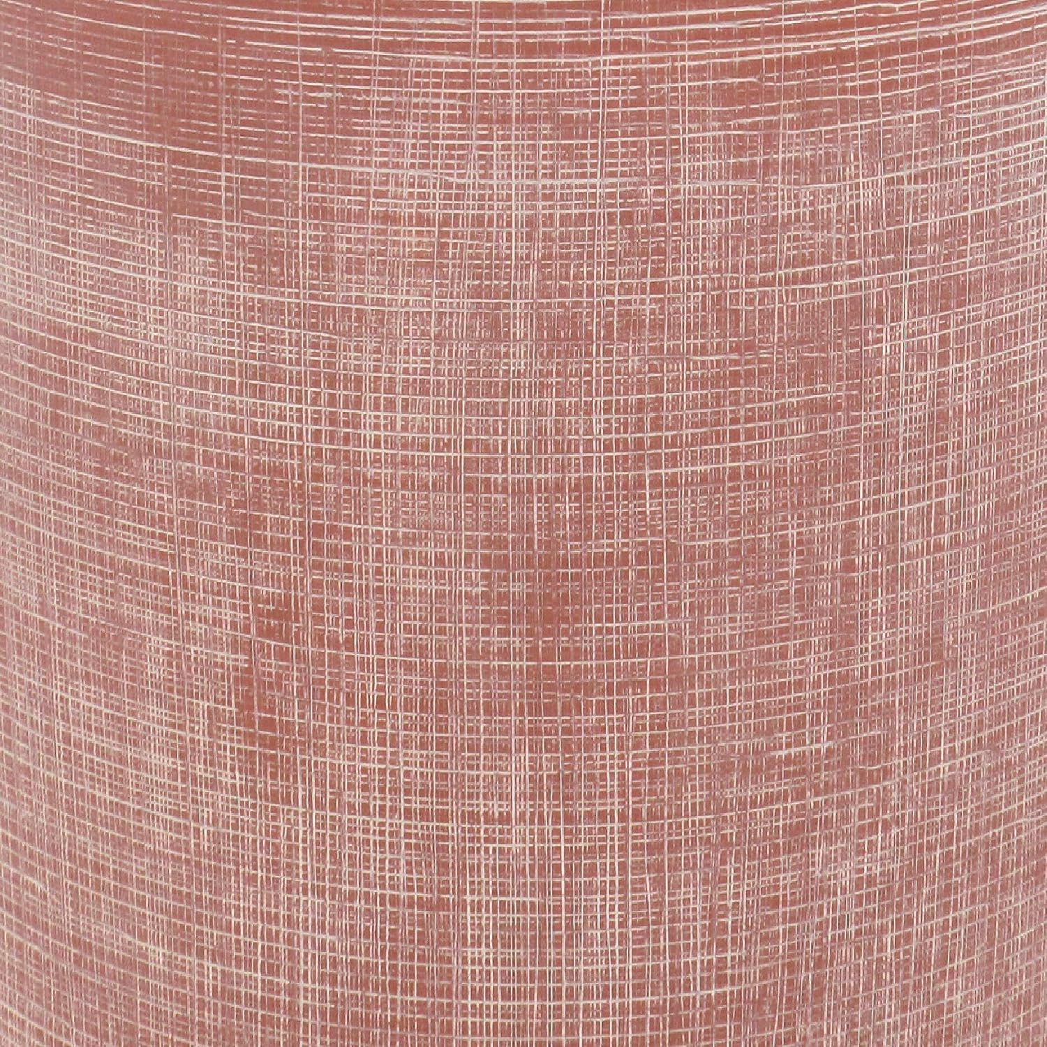 Amazon Brand – Stone & Beam Mid-Century 100% Stoneware Planter, 7.87"H, Distressed Pale Red