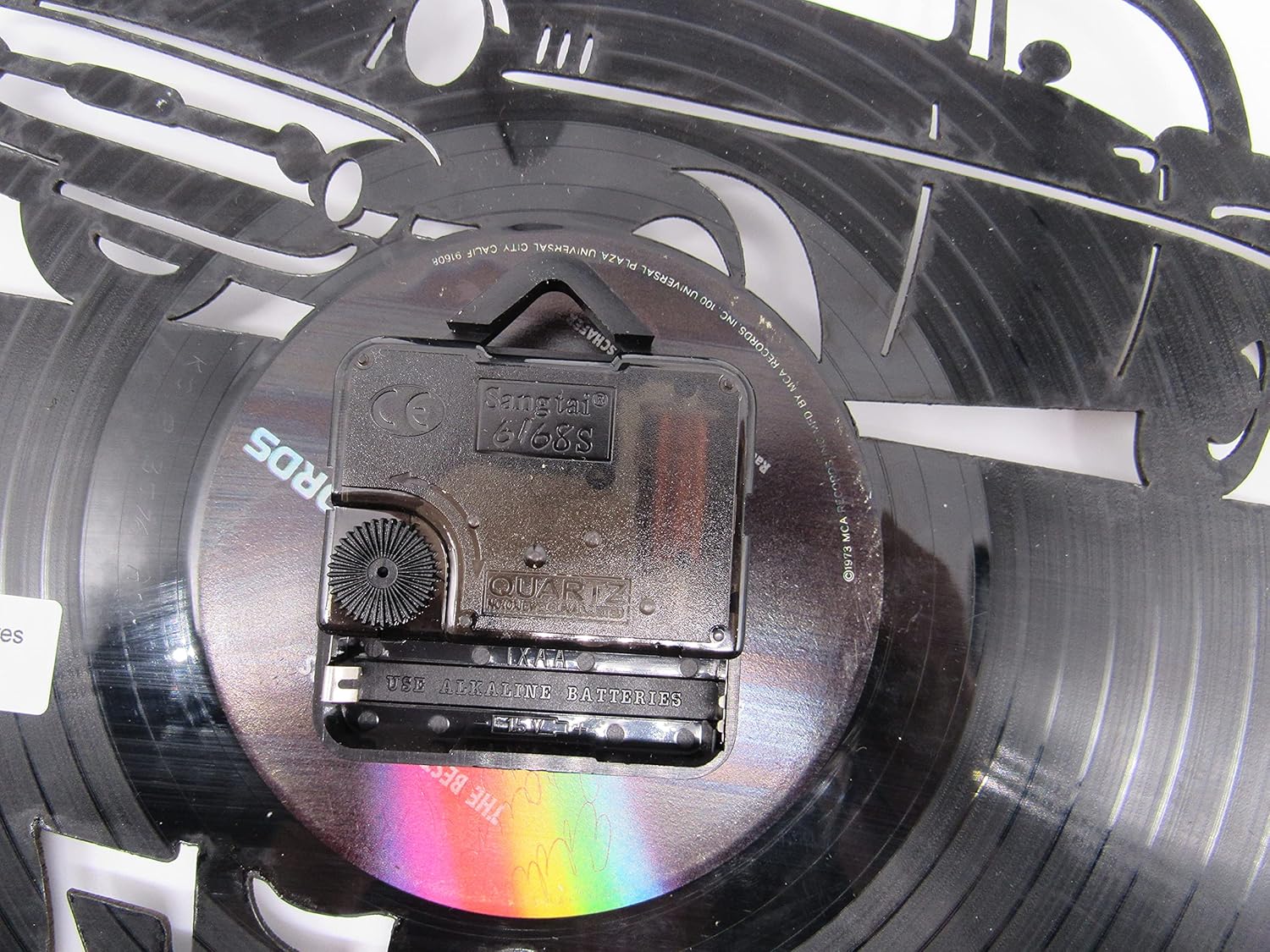 12 inch Vinyl Record Clock - Records for Wall - Wall Art Decor - Wall Clock - Vinyl Art Decor - Mountain - Outdoors - Cabin - Bear - Moose - elk