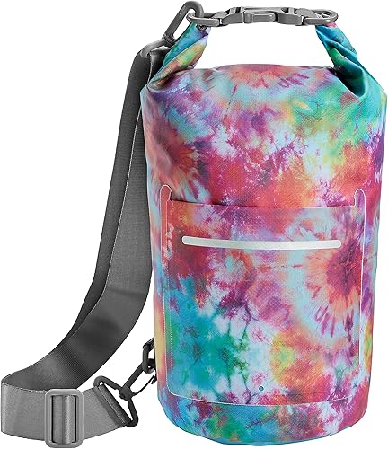 Miniatura 25 de Skog Å Kust DrySak - Bolsa impermeable con tapa enrollable para viajes y al aire libre - tamaños de 5, 10 y 20 litros Verde militar 5L,Negro paquete