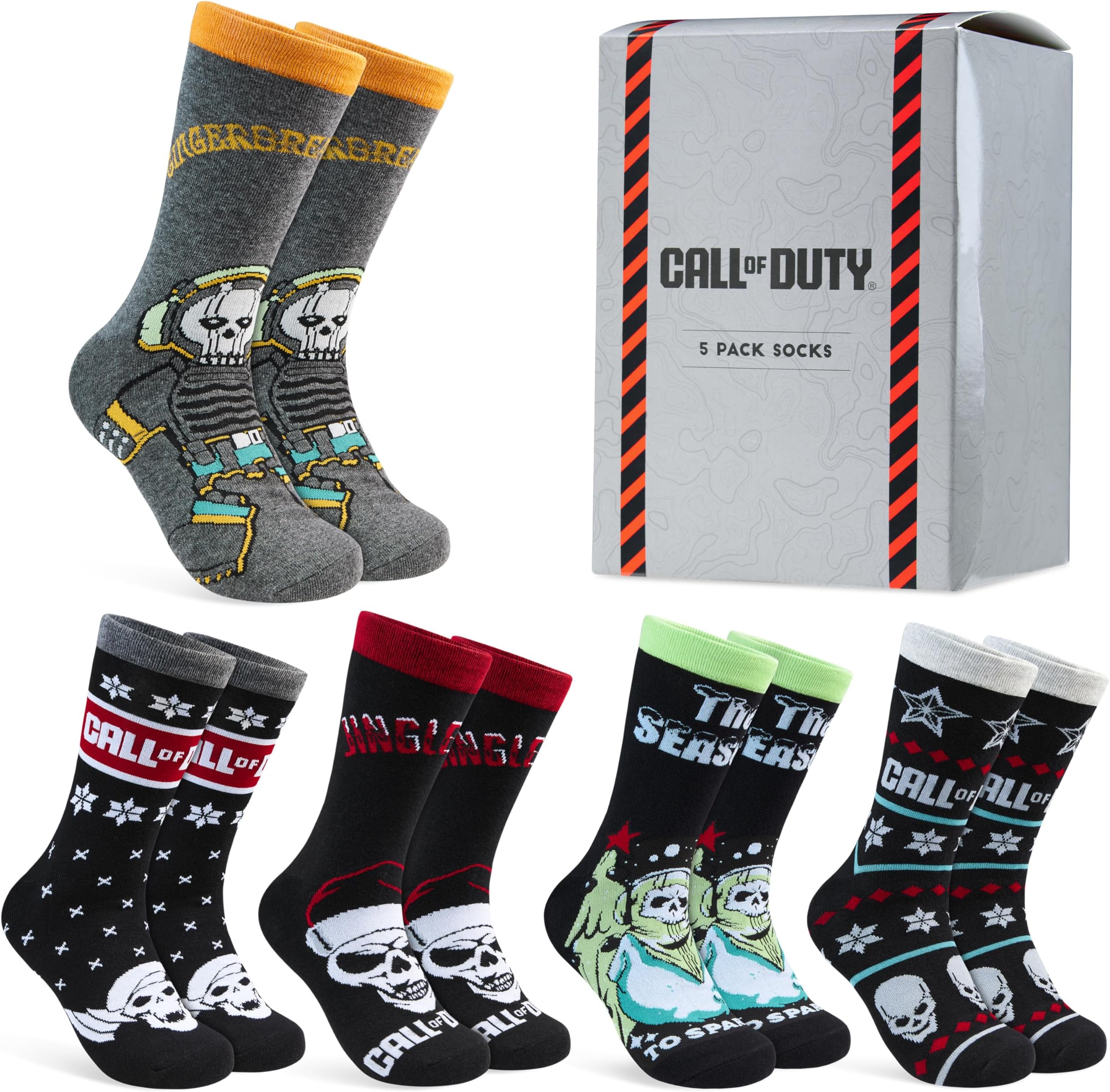 Call of Duty Mens Teenagers Calf Socks
