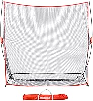 GoSports Golf Hitting Net 10x7ft or 7x7ft - Portable Practice Driving Range with Ball Return for Indoor Outdoor Use
