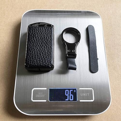 Miniatura 5 de ontto Funda de piel para llave de metal sin llave, para Volvo XC90 XC70 S60 S80 T5 T6