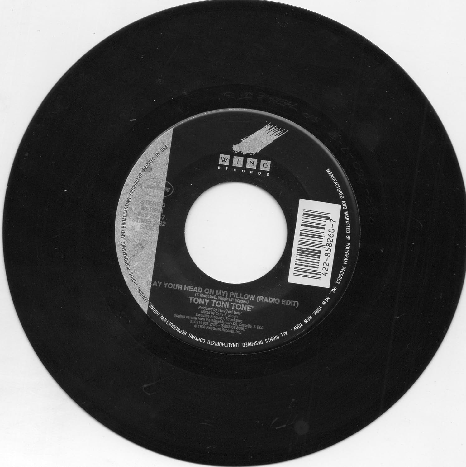 (lay your head on my) pillow (radio edit) / same 45 rpm