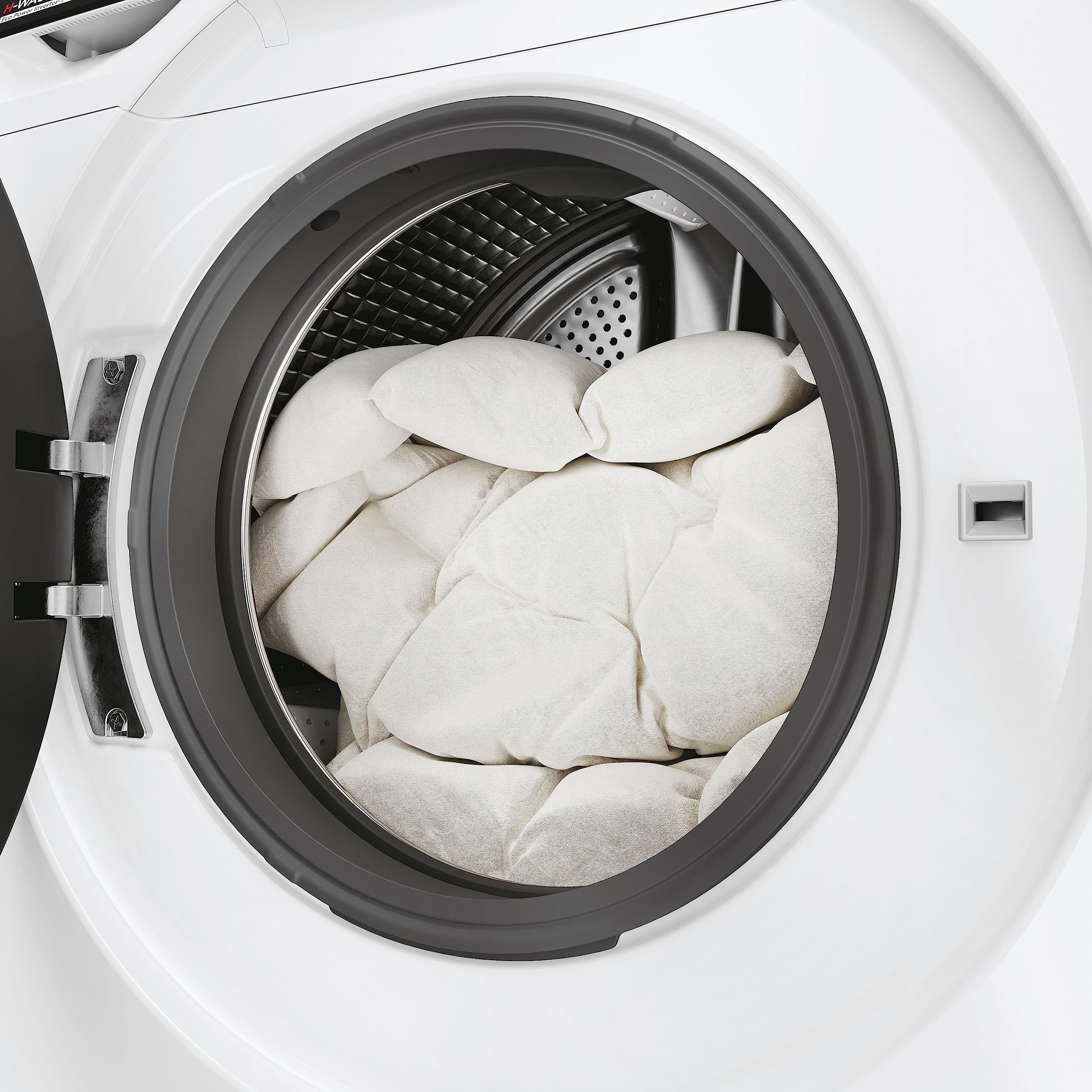Hoover H-WASH&DRY 700 Lavasciuga 10+6 Kg, Libera Installazione, Carica Frontale, 60 x 53 x 85 cm, Classe A/D, 1600 Giri, Wi-Fi + BLE, Controllo Remoto, Auto e Steam Care Pro, Bianco - H7D 6106MBC-S