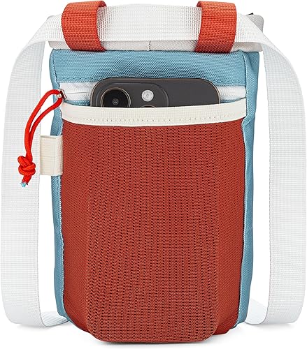 Miniatura 2 de Bolsa de tiza clásica para escalada en roca, bolsa de tiza Bouldering con cinturón de clip rápido, bolsillos con cremallera y bolsa - Equipo