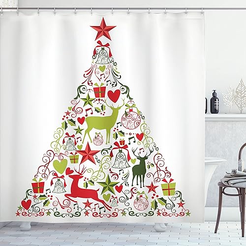 Miniatura 6 de Cortina de regadera de Ambesonne con sombra de pingüino