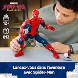 LEGO ǀ Marvel Spider-Man, la Figurine de Héros - Jouet Super-Héros - Figurine d'action & Minifigurine Collector pour Décoration Intérieure - Cadeau pour Garçon dès 12 Ans ou Ado Fan du Film 76346 - 3
