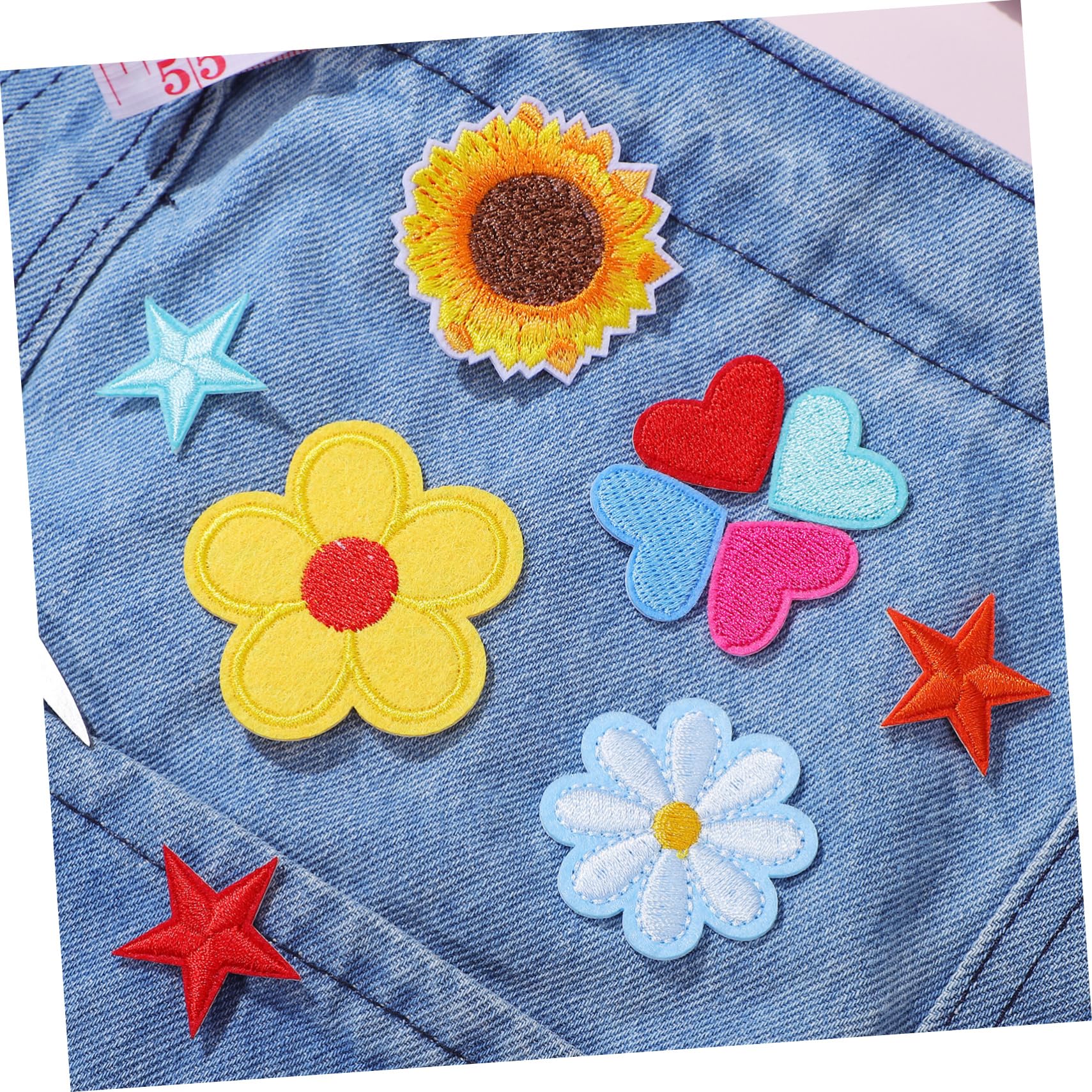 355pezzi Toppe Ricamate Termoadesive Patches Per Riparazioni e Decorazioni Su Abbigliamento Borse e