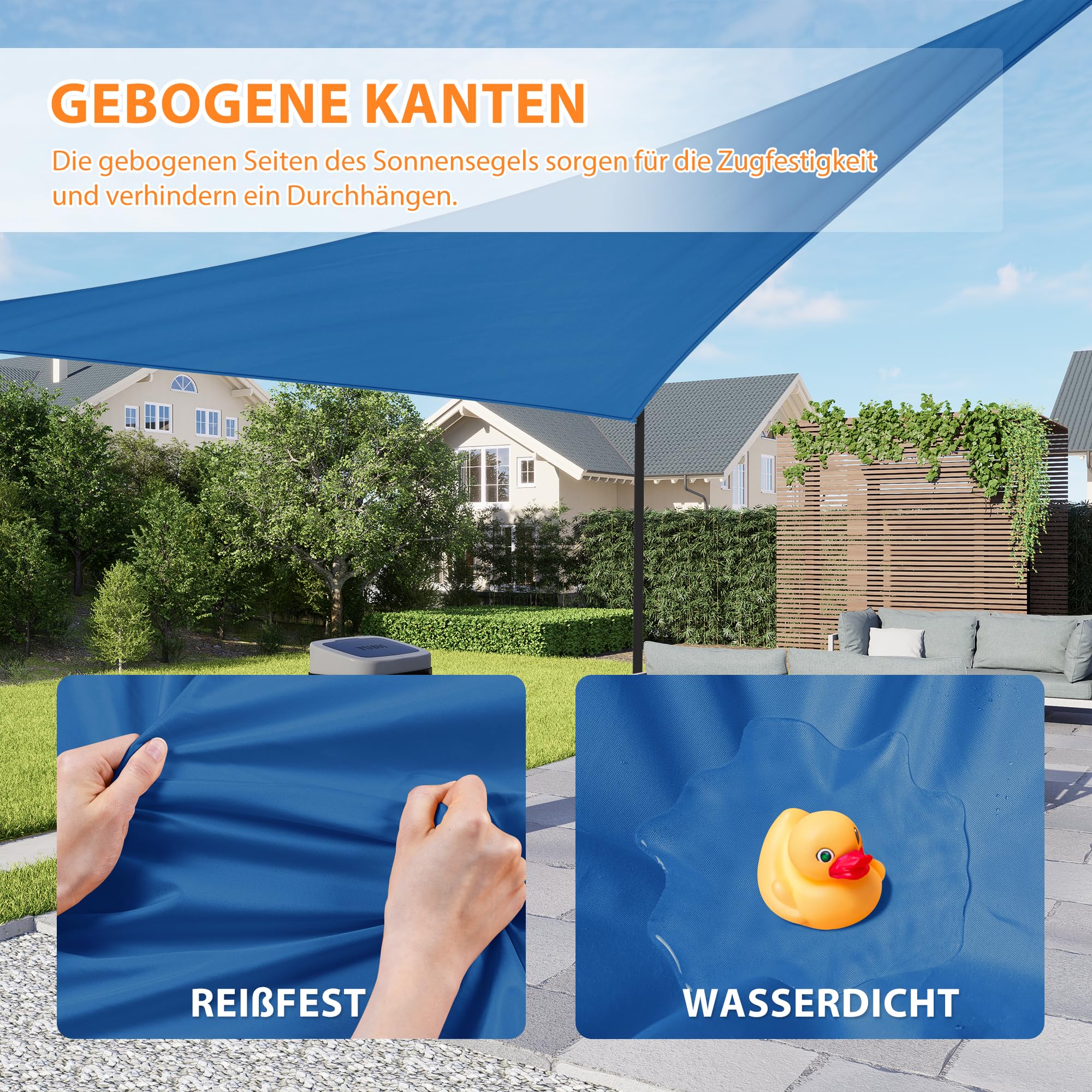 Brise-vue Renforcé Pour Balcon/jardin - 85x460 Cm, HDPE, Protection UV, Attaches Incluses, Blanc