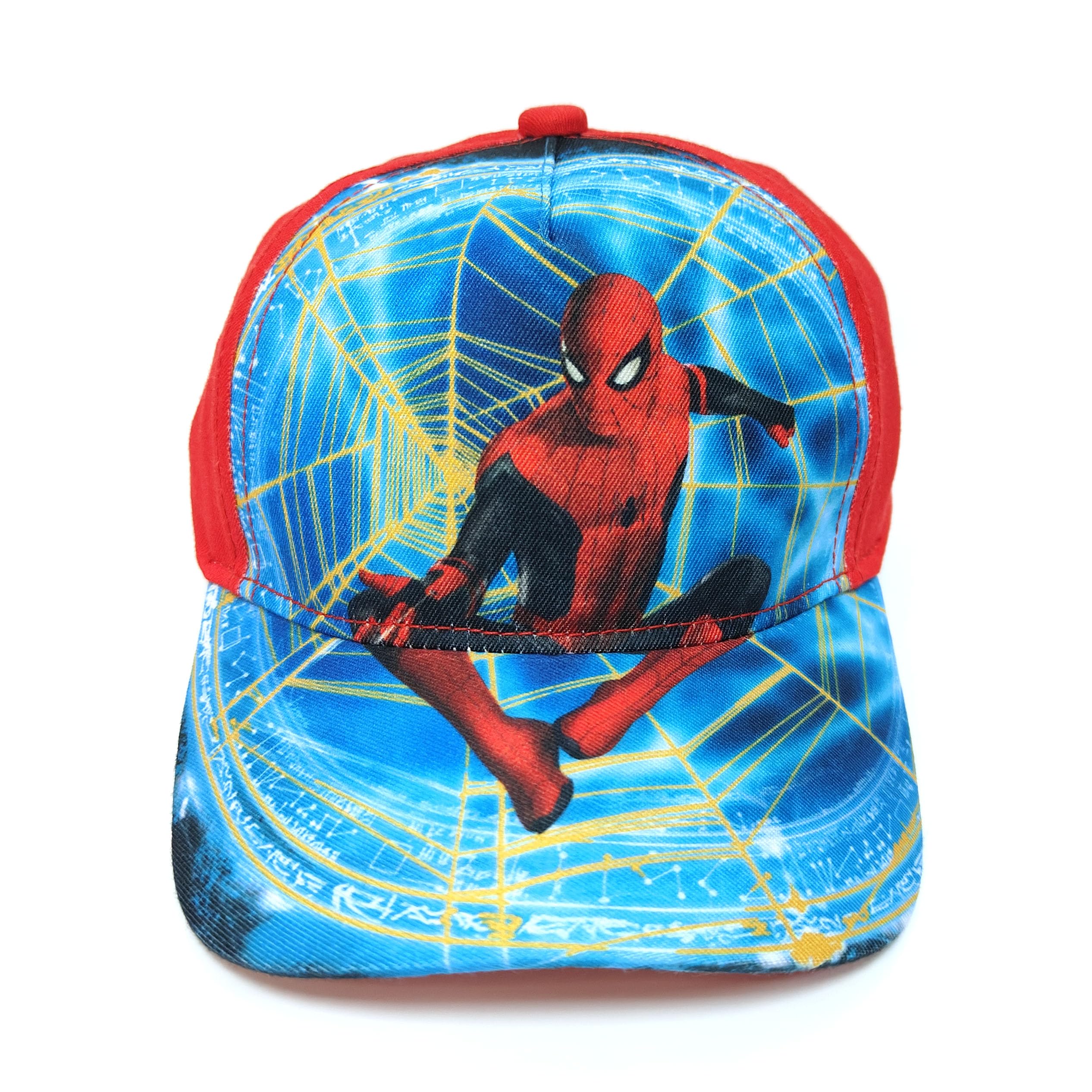 Spiderman Kids Cap for Kids, Baby Girls and Boys 3-12 Years, Multicolor - TC-CAP03-O-image-0