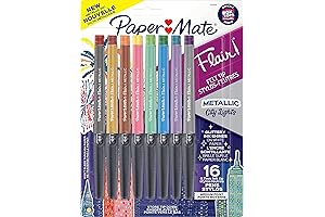 Flair Metallic Felt Tip Pens, City Lights Collection