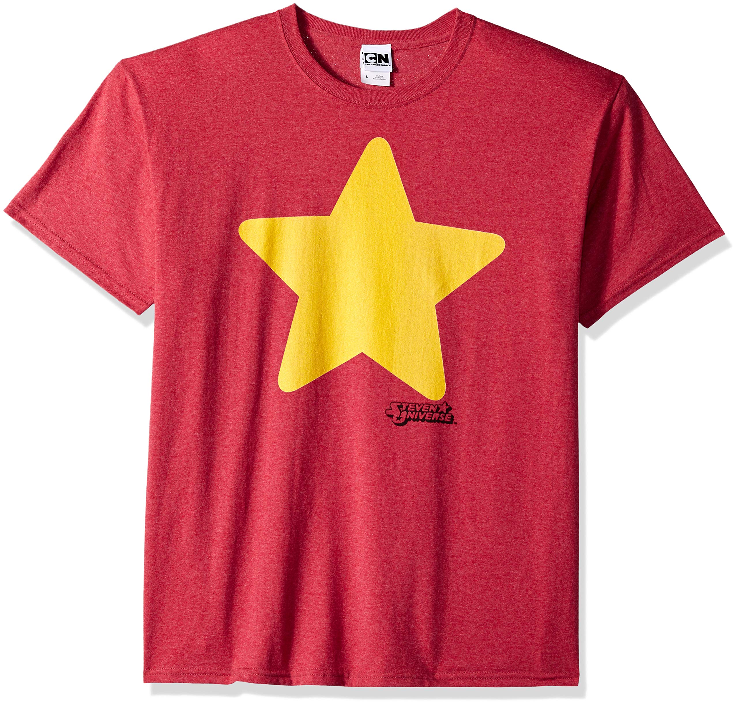 STEVEN UNIVERSEFifth Sun Men's Officially Licensed Steven Universe Graphic Tees, Red//Steven Star Men's El, XL