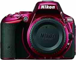 Amazon.com : Nikon D5500 DX-format Digital SLR Body (Red