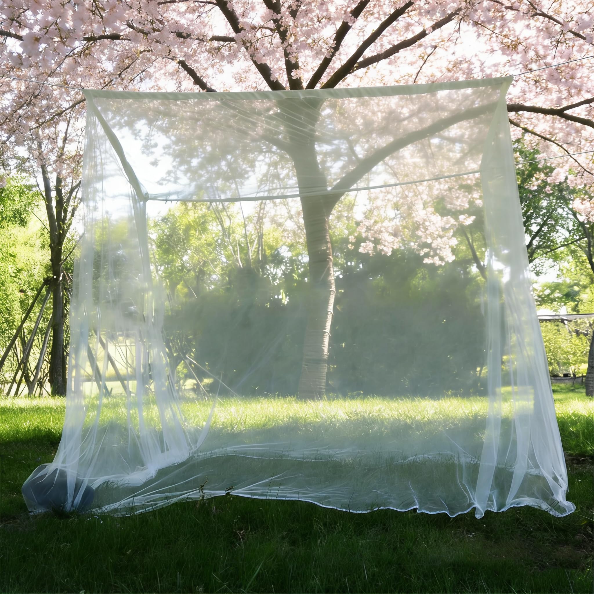 Bed Canopy with LED Star Lights, Black Canopy Bed Curtain with RGB Color Changing String Lights with Smart App Control Remote for Princess Girls Bedroom, Suggested for Twin Full Queen King Bed: White-1 Opening