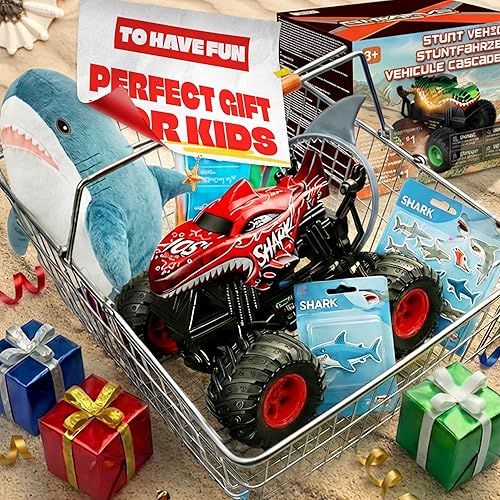 Miniatura 7 de BEZGAR Juguetes de Camión Monstruo - Camión Monstruo de Control Remoto con Luz y Música, Juguetes de Dinosaurio para Niños, Camión RC a Escala 1:20